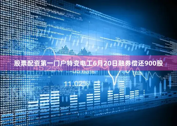 股票配资第一门户特变电工6月20日融券偿还900股